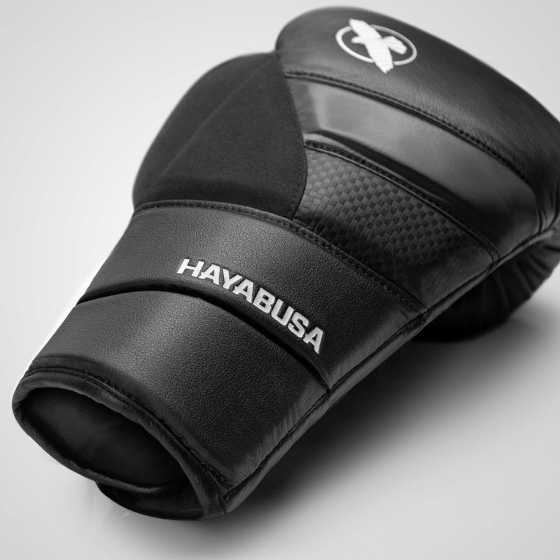 Hayabusa T3 Schnür-Boxhandschuhe - Schwarz