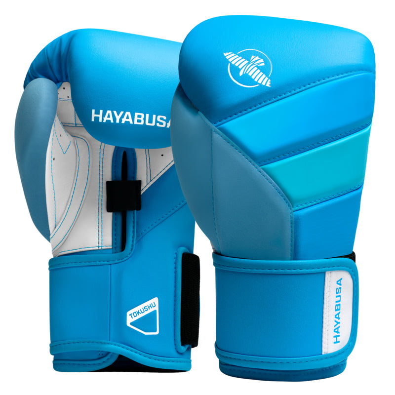 Hayabusa T3 Neon Boxhandschuhe - Neon Blau