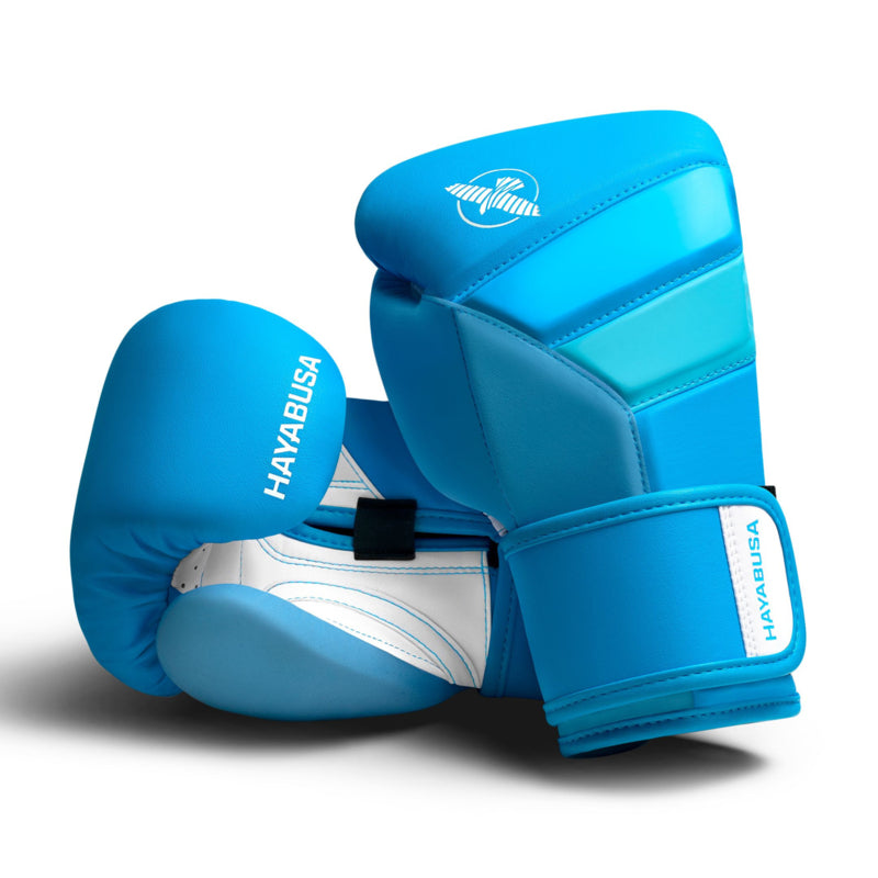 Hayabusa T3 Neon Boxhandschuhe - Neon Blau