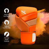 Hayabusa T3 Neon Boxhandschuhe - Neon Orange