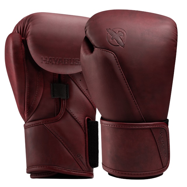 Hayabusa T360 Boxhandschuhe - Echtes Leder - Cabernet