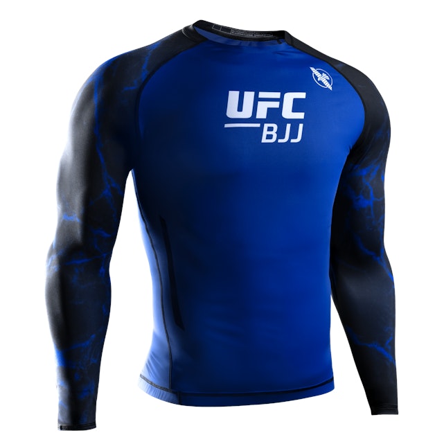 Hayabusa UFC BJJ Rash Guard – Schwarz / Blau