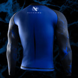 Hayabusa UFC BJJ Rash Guard – Schwarz / Blau