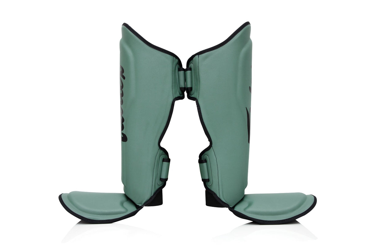 Booster X Fairtex Schienbeinschoner - FXB SG - Grün / Schwarz