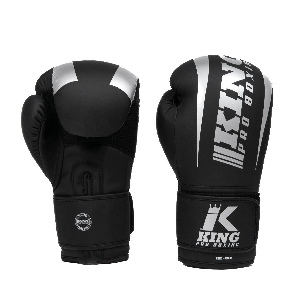 King Pro Boxing Boxhandschuhe - Revo 7 - Schwarz / Silber