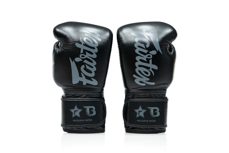 Booster X Fairtex Boxhandschuhe - BG V2 - Echtes Leder - Schwarz