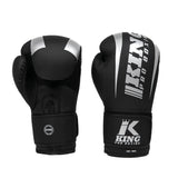 King Pro Boxing Boxhandschuhe - Revo 7 - Schwarz / Silber