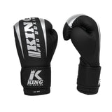 King Pro Boxing Boxhandschuhe - Revo 7 - Schwarz / Silber