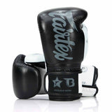 Booster X Fairtex Boxhandschuhe - BG V2 - Echtes Leder - Schwarz / Weiß
