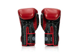 Booster X Fairtex Boxhandschuhe - BG V2 - Echtes Leder - Rot / Schwarz / Gold