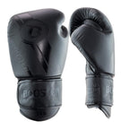 Booster Pro Range PRO BGL V3 Boxhandschuhe - Echtes Leder - Folie - Schwarz / Schwarz