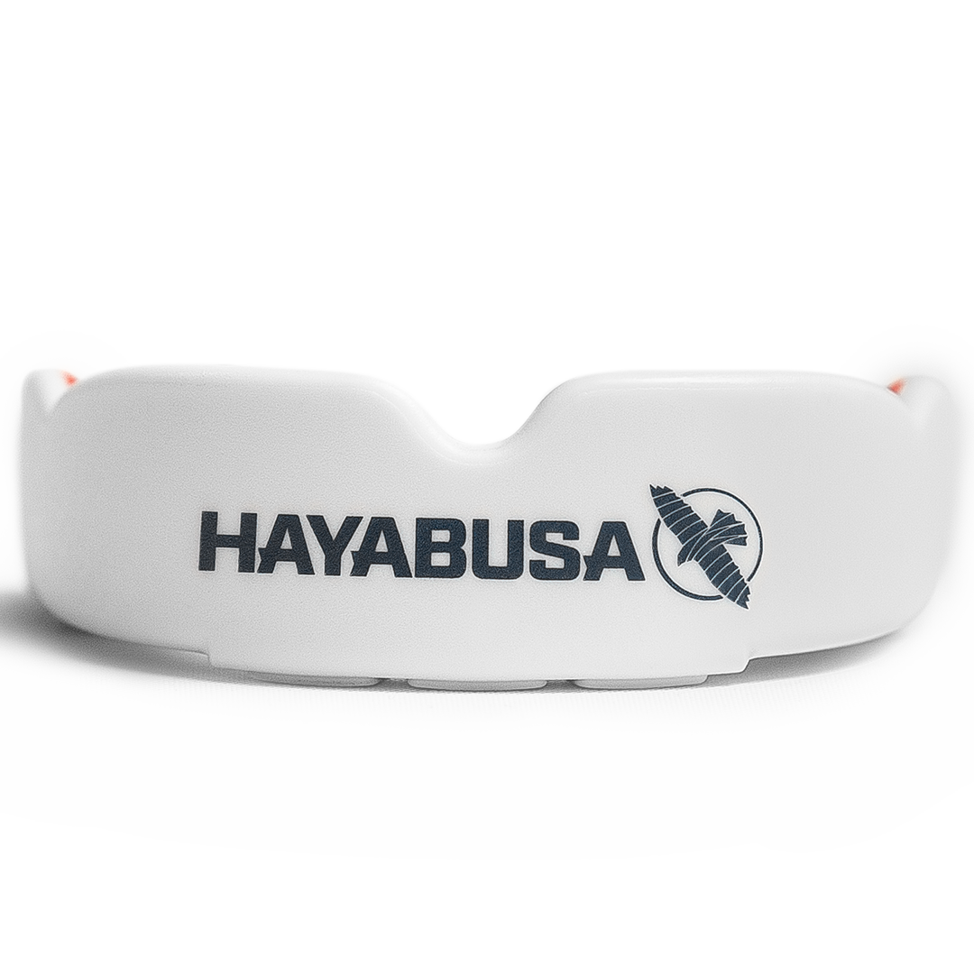 Hayabusa Combat Zahnschutz - Adult - Weiß / Rot