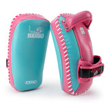 Yokkao Free Style Kicking Pads - Leder - Island / Hot Pink