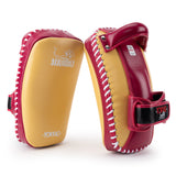 Yokkao Freestyle Kickpads - Leder - Mango / Cerise