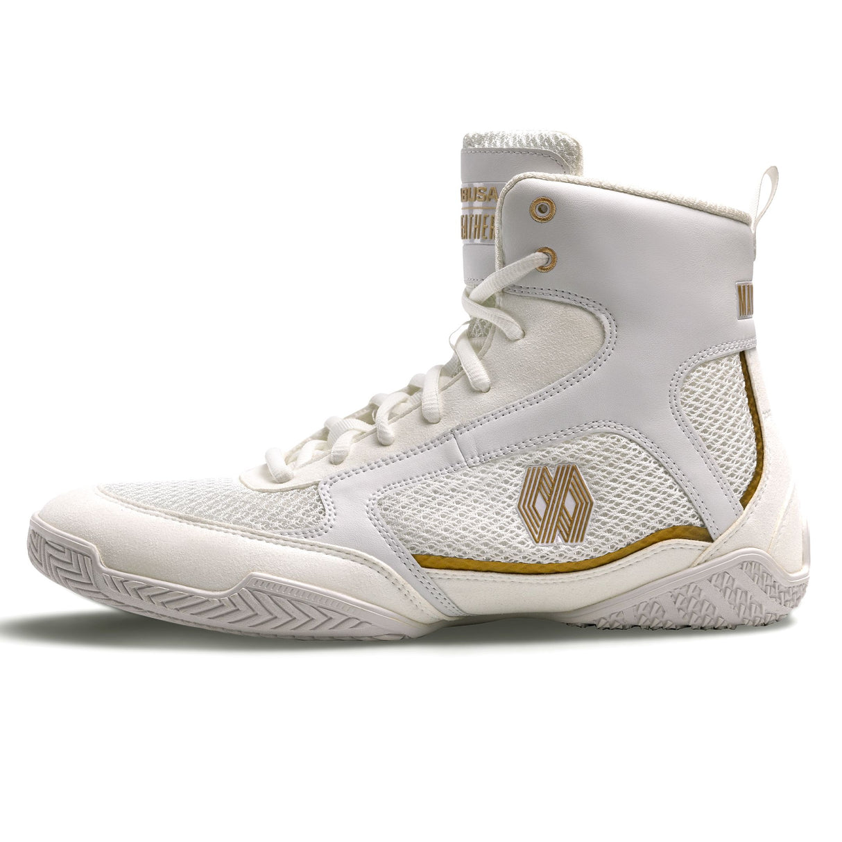 Hayabusa Mayweather Champ Boxschuhe - Weiß/Gold