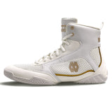 Hayabusa Mayweather Champ Boxschuhe - Weiß/Gold