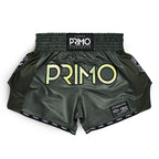 Primo Muay Thai Shorts - Hologramm-Serie - Valor Green - dunkelgrün