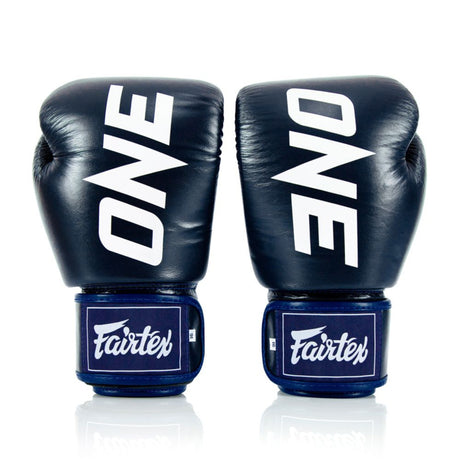 ONE Championship x Fairtex Boxhandschuhe - Leder - Blau