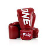 ONE Championship x Fairtex Boxhandschuhe - Leder - Rot