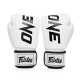 ONE Championship x Fairtex Boxhandschuhe - Leder - Weiß