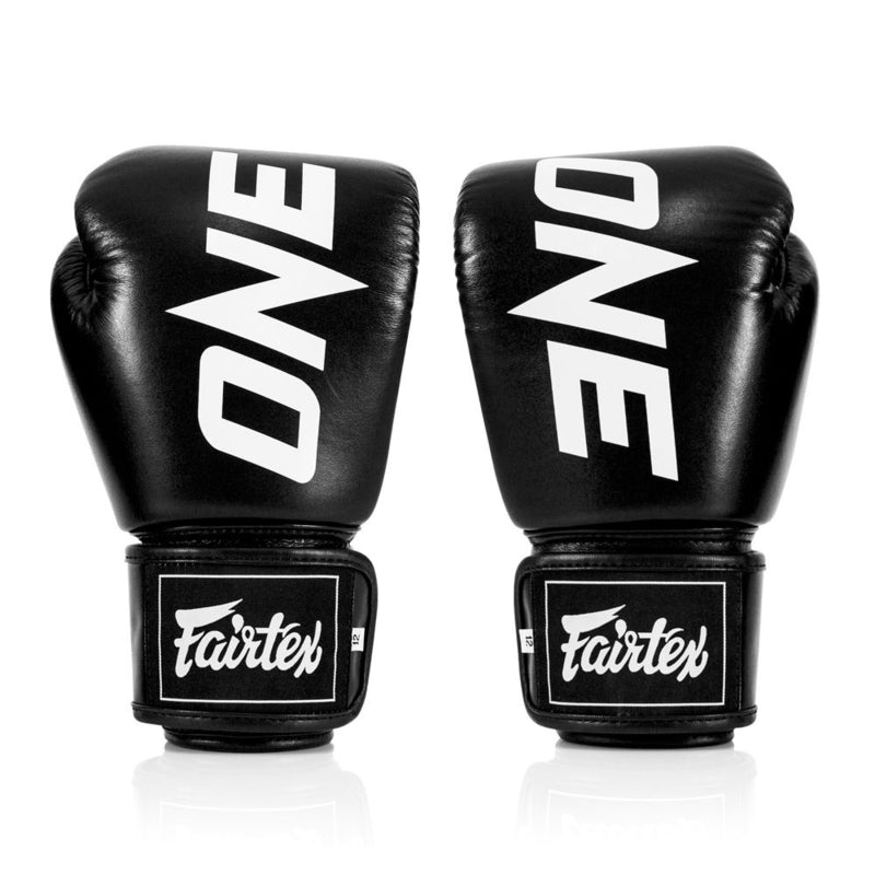 ONE Championship x Fairtex Boxhandschuhe - Leder - Schwarz