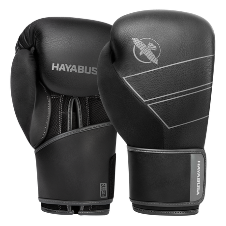 Hayabusa S4 Boxhandschuhe - Echt Leder - Schwarz