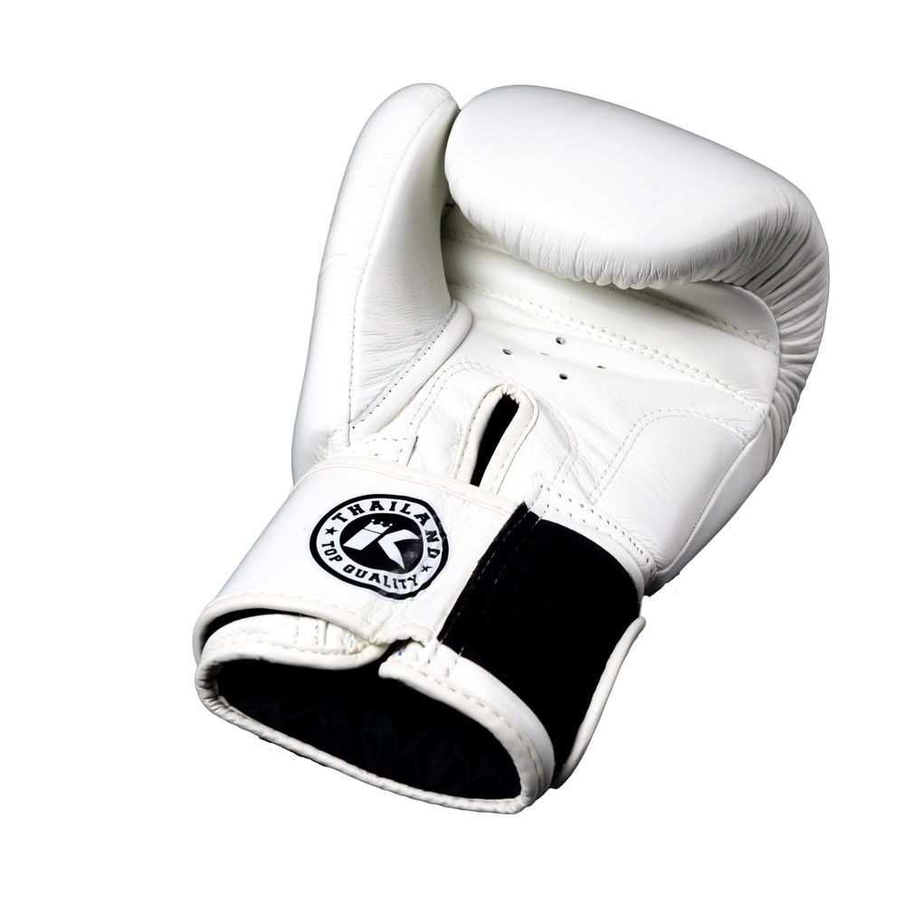 King Pro Boxing Boxhandschuhe - BGVL 3 - Weiß / Schwarz