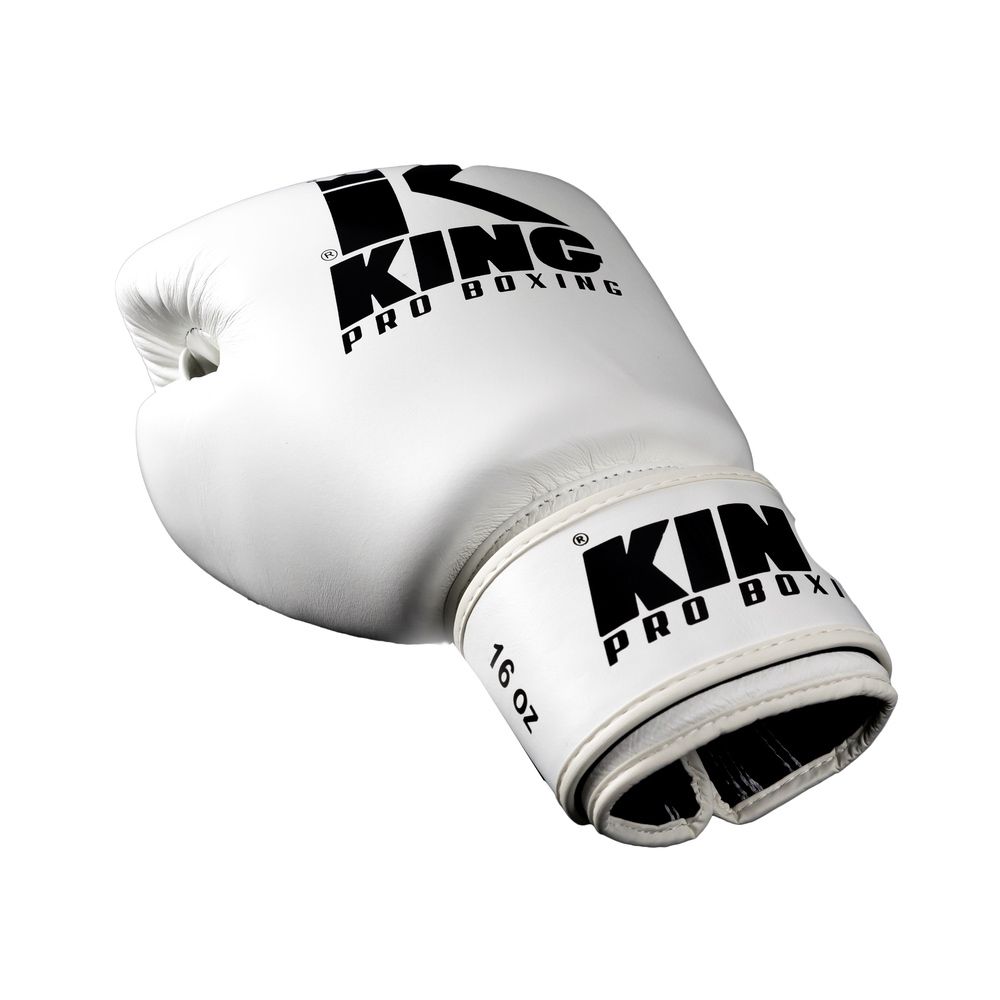 King Pro Boxing Boxhandschuhe - BGVL 3 - Weiß / Schwarz