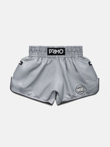 Primo Muay Thai Shorts - Alta Series - Tundra Grau