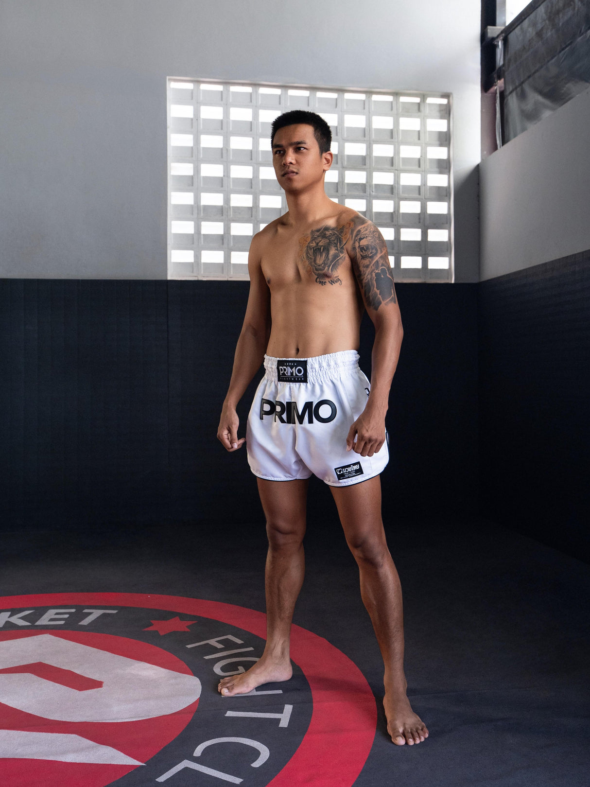 Primo Muay Thai Shorts - Mamba Serie - Weiß