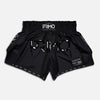 Primo Muay Thai Shorts - Super Nylon - Black Panther II - Schwarz