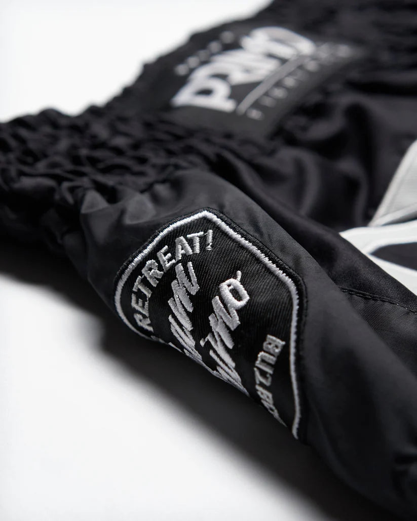 Primo Muay Thai Shorts - Free Flow Series - Gotham's Finest - Schwarz