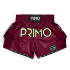 Primo Muay Thai Shorts - Hologramm-Serie - Valor Red - dunkelrot