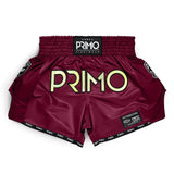Primo Muay Thai Shorts - Hologramm-Serie - Valor Red - dunkelrot