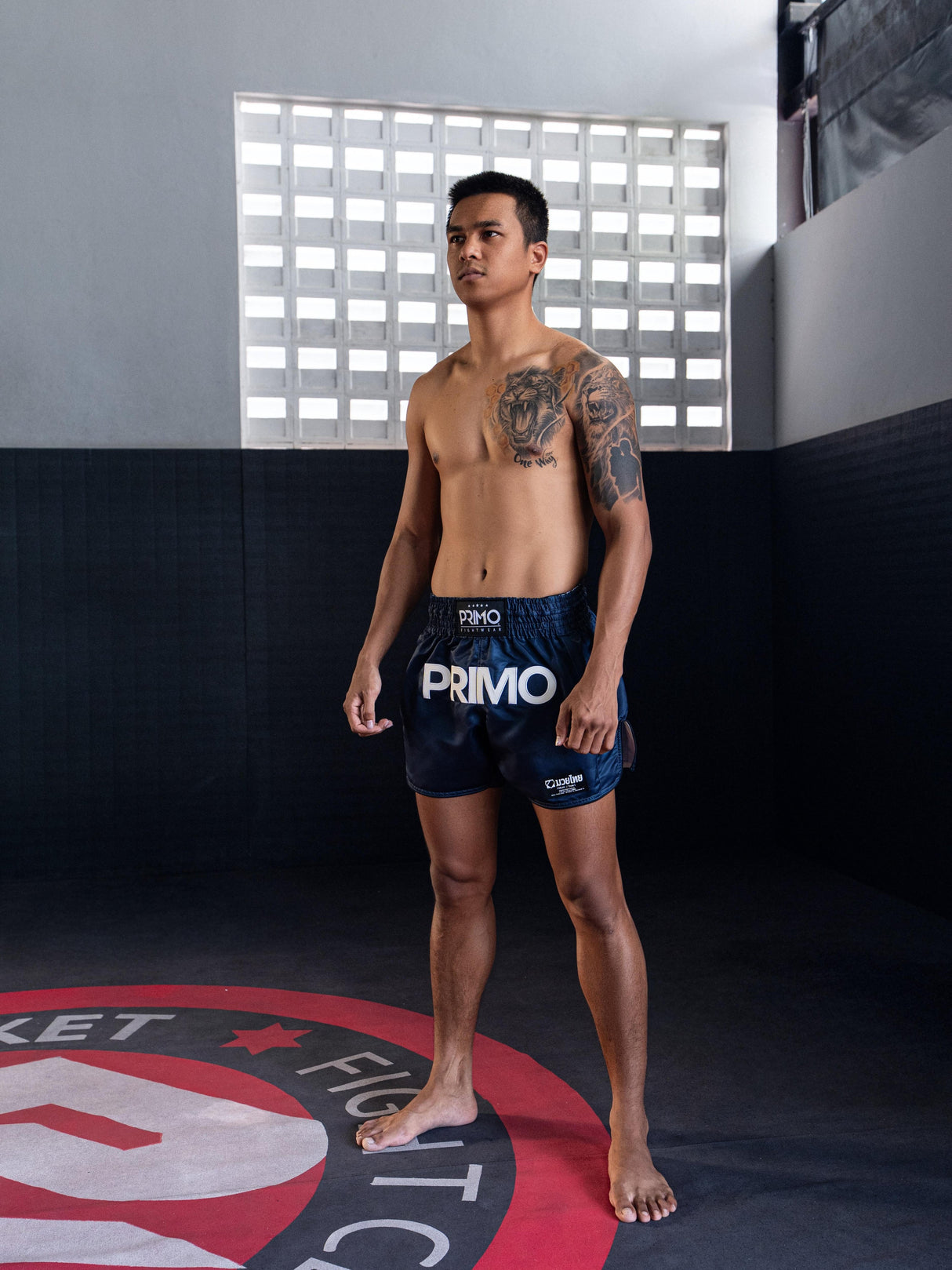 Primo Muay Thai Shorts - Mamba Serie - Dunkelblau