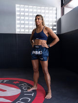 Primo Muay Thai Shorts - Mamba Serie - Dunkelblau
