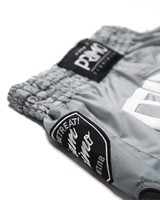 Primo Muay Thai Shorts - Super Nylon - Hammerhead Grau