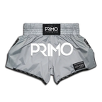 Primo Muay Thai Shorts - Super Nylon - Hammerhead Grau