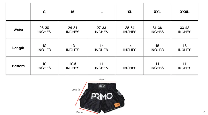Primo Muay Thai Shorts - Super Nylon - Hammerhead Grau