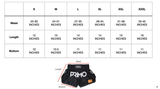Primo Muay Thai Shorts - Super Nylon - Hammerhead Grau
