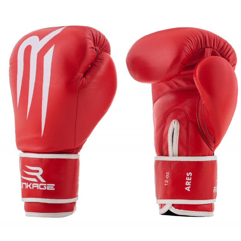 Rinkage Ares Boxhandschuhe - Leder - Rot