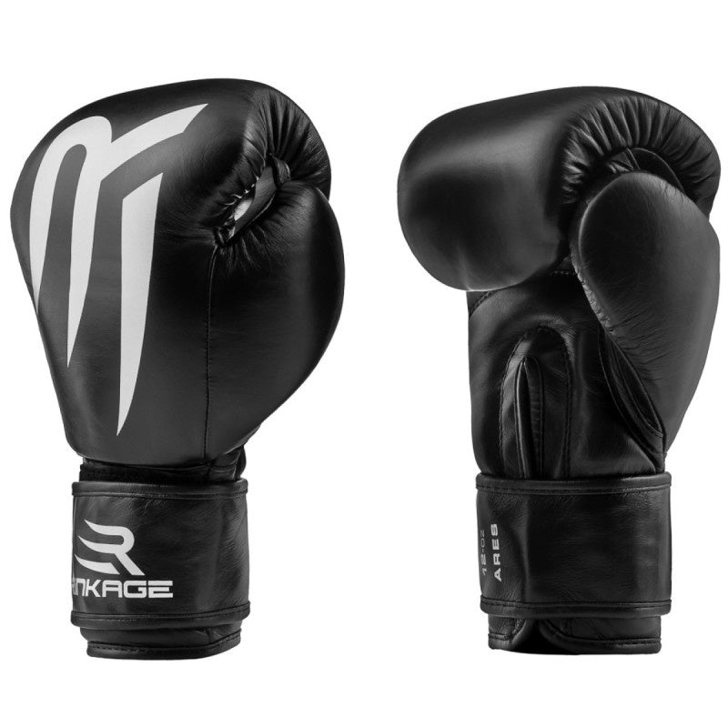 Rinkage Ares Boxhandschuhe - Leder - Schwarz