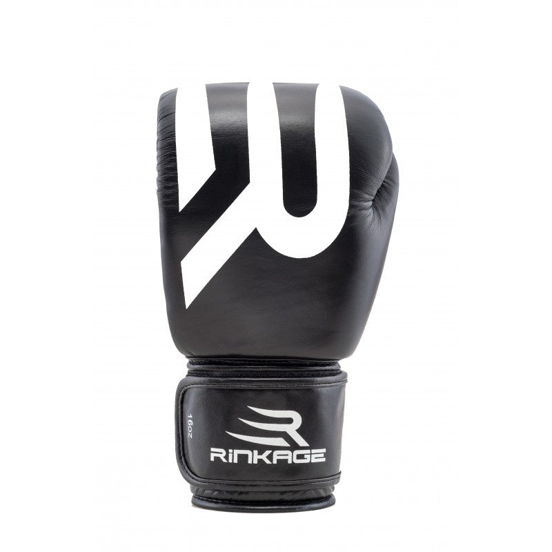 Rinkage Ares Boxhandschuhe - Leder - Schwarz