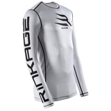 Rinkage Basis Langarm Rashguard - Weiß