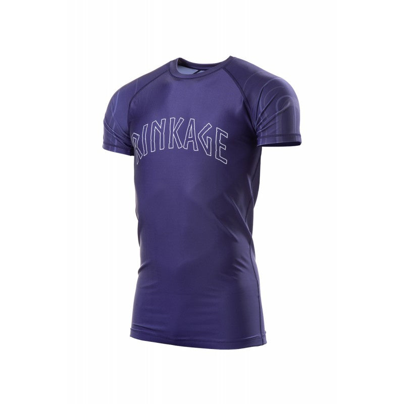 Rinkage Olympia Kurzarm Rashguard - Blau