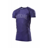 Rinkage Olympia Kurzarm Rashguard - Blau
