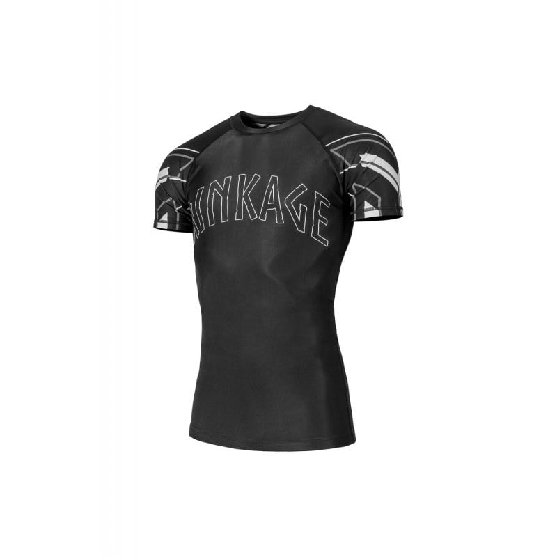 Rinkage Olympia Kurzarm Rashguard - Schwarz