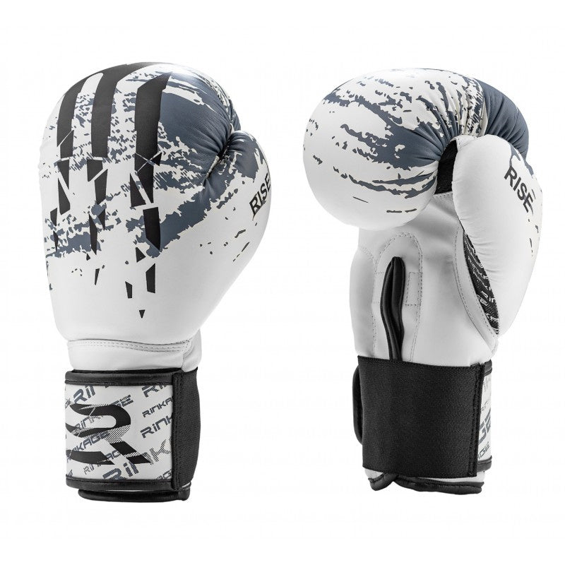Rinkage Rise Boxhandschuhe für Kinder - Weiß/Grau