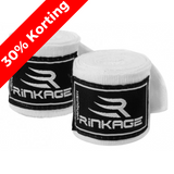 Rinkage Vanquish Handwraps - 450 cm - Weiß