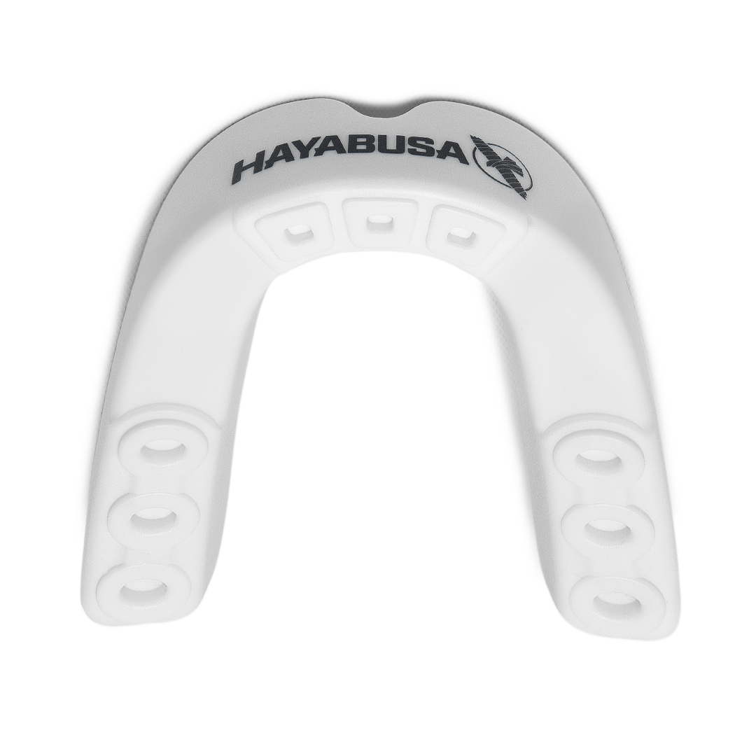 Hayabusa Combat Zahnschutz - Adult - Weiß / Rot